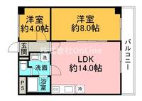 若江岩田パークマンションB棟の間取り