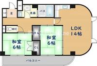パルフェメゾンOgawa401の間取り