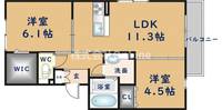 プレジールの間取り
