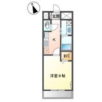 ベルメゾン今里の間取り