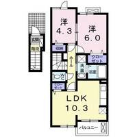 笑顔館Ⅱの間取り