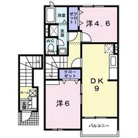 ハイツ バラノキ373の間取り