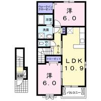 ルシール 名東Aの間取り