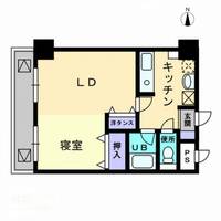 アルカディア西内町0602の間取り