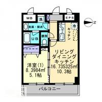 ル・マレNishikimachi502の間取り