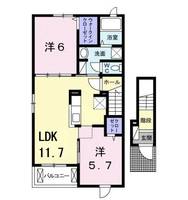 アルバーダⅠの間取り