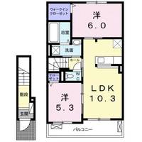 パーク アクシスEAST Cの間取り