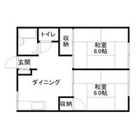 タナカハイツ102の間取り