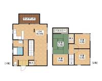 滋賀県野洲市冨波乙(一戸建)の賃貸物件の間取り