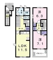 物件の間取り画像