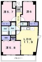 リヴェール須舞の間取り