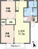 物件の間取り画像