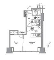 レキシントンスクエア白金高輪の間取り