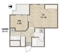 ムジーク北参道の間取り