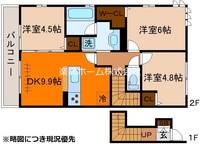 ドムール嵯峨B棟の間取り