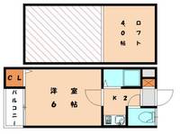 ビバリーヒルズ宗像210の間取り