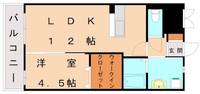 福岡県福津市福間南2丁目(マンション)の賃貸物件202の間取り