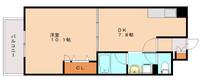福岡県福岡市早良区高取2丁目(マンション)の賃貸物件1009の間取り