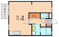福岡県古賀市今の庄1丁目(アパート)の賃貸物件107の間取り