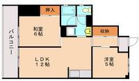 シャンテ老司の間取り