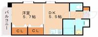 福岡県福岡市城南区長尾2丁目(マンション)の賃貸物件の間取り