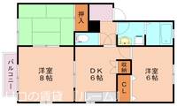 福岡県飯塚市太郎丸(アパート)の賃貸物件A-2の間取り