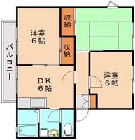 福岡県飯塚市鯰田(アパート)の賃貸物件201の間取り