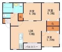 物件の間取り画像