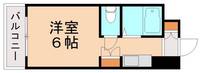 福岡県北九州市八幡西区東鳴水2丁目(マンション)の賃貸物件106の間取り