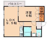 福岡県北九州市八幡西区大浦2丁目(マンション)の賃貸物件208の間取り