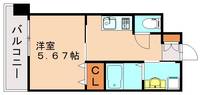 福岡県北九州市八幡西区東神原町(マンション)の賃貸物件903の間取り