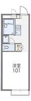 福岡県中間市深坂1丁目(アパート)の賃貸物件203の間取り