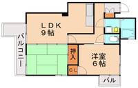 福岡県北九州市八幡西区千代ケ崎1丁目(マンション)の賃貸物件503の間取り