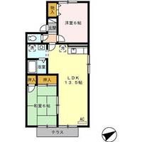 福岡県北九州市若松区高須東3丁目(アパート)の賃貸物件B201の間取り