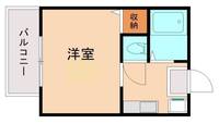 福岡県福岡市東区香椎2丁目(アパート)の賃貸物件201の間取り