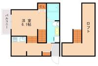 ジンフィールド福工大前の間取り