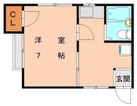 福岡県福岡市東区和白丘2丁目(アパート)の賃貸物件101の間取り