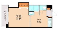 福岡県福岡市東区唐原7丁目(マンション)の賃貸物件508の間取り