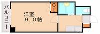 福岡県北九州市小倉北区京町4丁目(マンション)の賃貸物件906の間取り