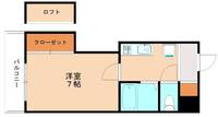 福岡県北九州市戸畑区旭町(マンション)の賃貸物件703の間取り