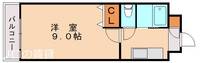 福岡県北九州市小倉北区清水4丁目(マンション)の賃貸物件202の間取り