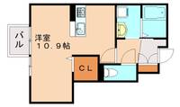 福岡県北九州市小倉北区白銀1丁目(アパート)の賃貸物件103の間取り