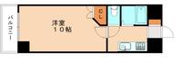 福岡県北九州市小倉北区白銀1丁目(マンション)の賃貸物件503の間取り