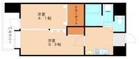 福岡県北九州市戸畑区幸町(マンション)の賃貸物件201の間取り