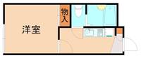 福岡県北九州市小倉北区高坊1丁目(アパート)の賃貸物件101の間取り