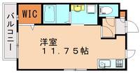 福岡県北九州市小倉南区北方2丁目(マンション)の賃貸物件204の間取り