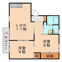 ファミール須恵201の間取り