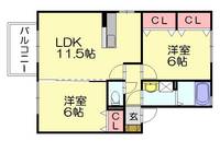 物件の間取り画像