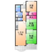 フローラル岸和田の間取り