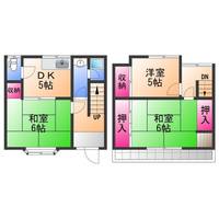 大阪府高石市東羽衣5丁目(一戸建)の賃貸物件の間取り